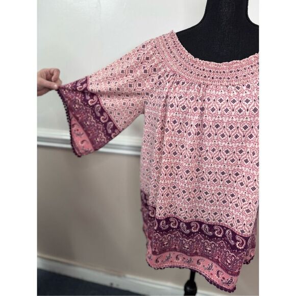 Signature Studio Plus Size Blouse Size 1X - Picture 2 of 8